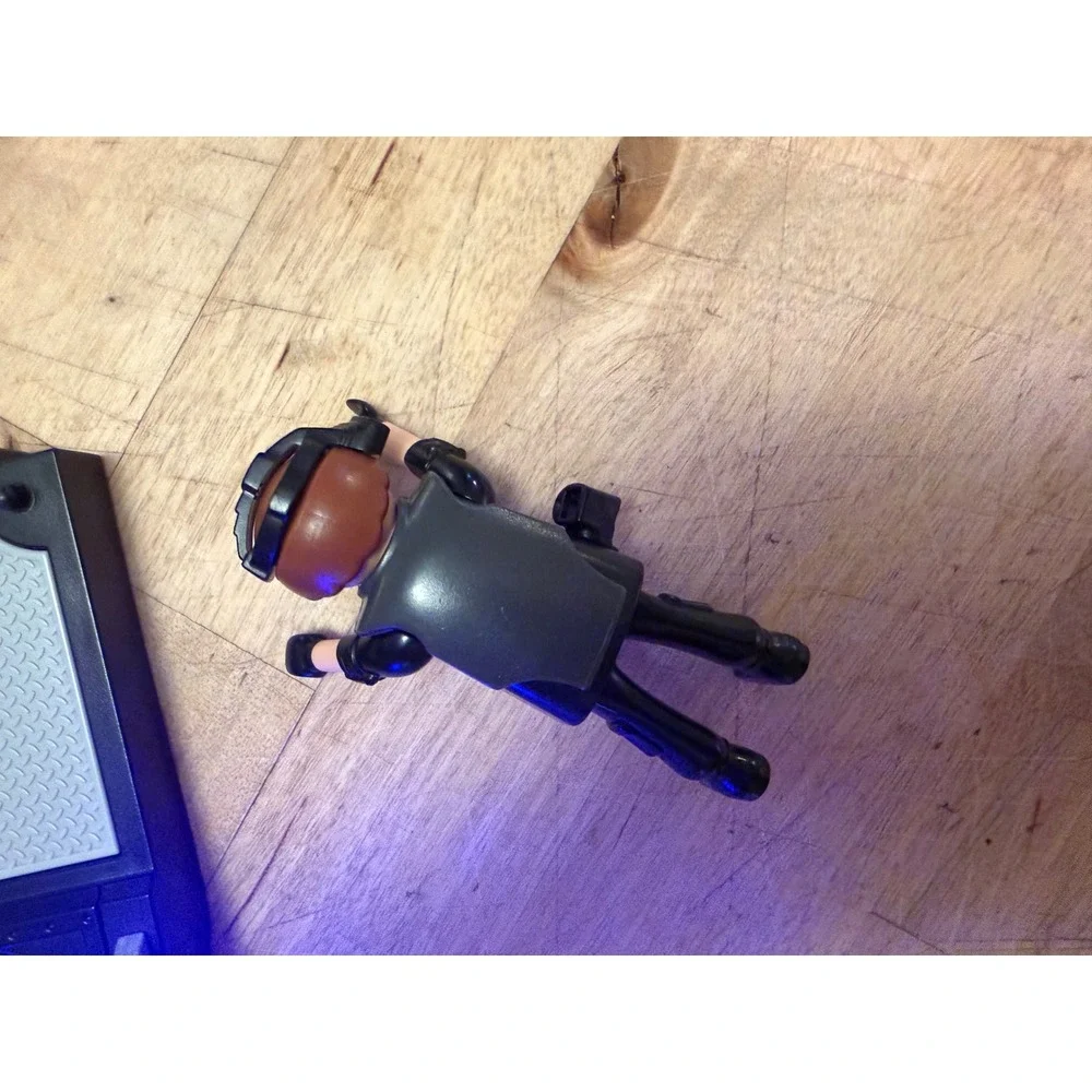 Playmobil City Action Police Pilot Figure with Light Up Base 58 Accessory parts